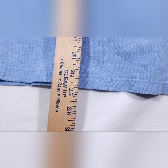 Nautica Classic Fit Women's Golf / Polo Shirt Size Large Baby Blue - Picture 10 of 10